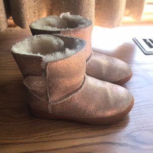 UGG boots, pink, sparkly, toddler size 8